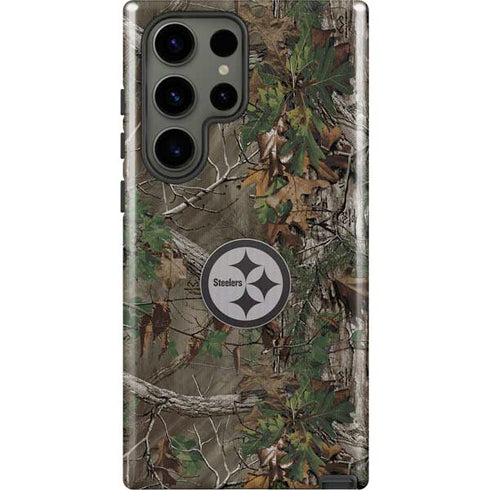 NFL Pittsburgh Steelers Realtree Xtra Green Camo Galaxy S23 Ultra Pro Case