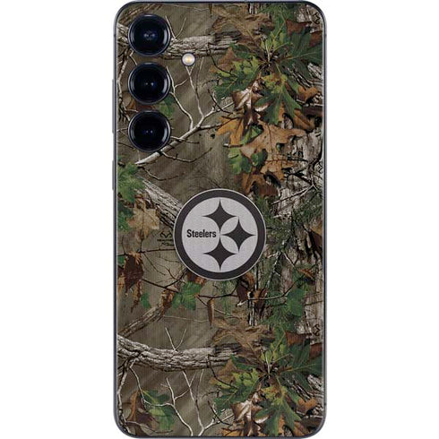 NFL Pittsburgh Steelers Realtree Xtra Green Camo Galaxy S24 Plus Skin