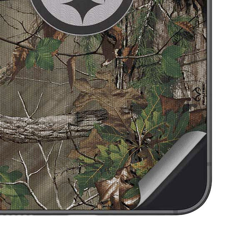 NFL Pittsburgh Steelers Realtree Xtra Green Camo Galaxy S24 Plus Skin