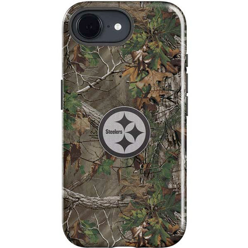 NFL Pittsburgh Steelers Realtree Xtra Green Camo iPhone 16e Impact Case