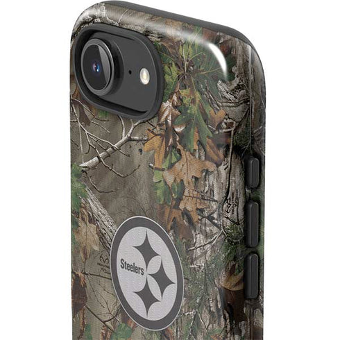 NFL Pittsburgh Steelers Realtree Xtra Green Camo iPhone 16e Impact Case