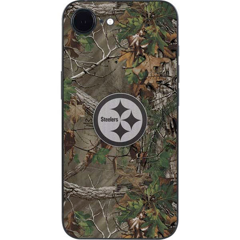 NFL Pittsburgh Steelers Realtree Xtra Green Camo iPhone 16e Skin