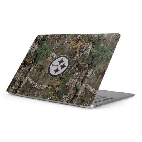 NFL Pittsburgh Steelers Realtree Xtra Green Camo Apple MacBook Pro 16-inch Skin