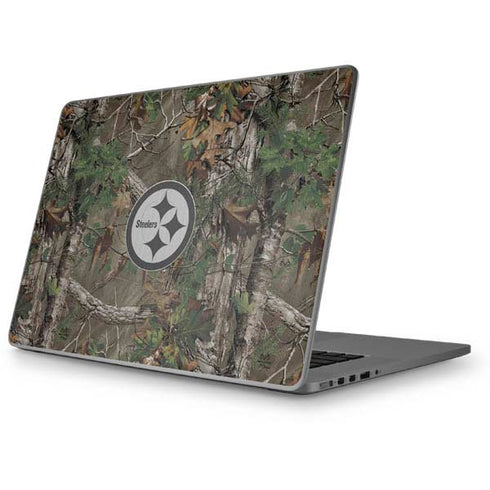 NFL Pittsburgh Steelers Realtree Xtra Green Camo Apple MacBook Pro 17-inch Skin
