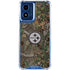 NFL Pittsburgh Steelers Realtree Xtra Green Camo Moto G 5G (2024) Clear Case