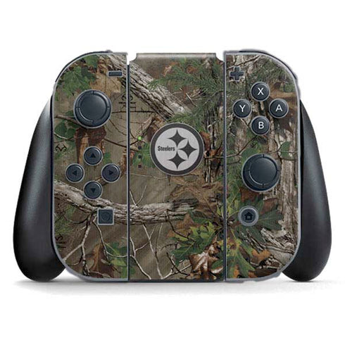 NFL Pittsburgh Steelers Realtree Xtra Green Camo Nintendo Skins