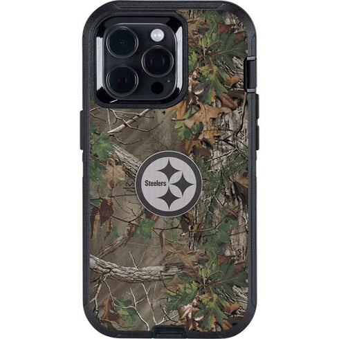 NFL Pittsburgh Steelers Realtree Xtra Green Camo Otterbox Defender iPhone Skin