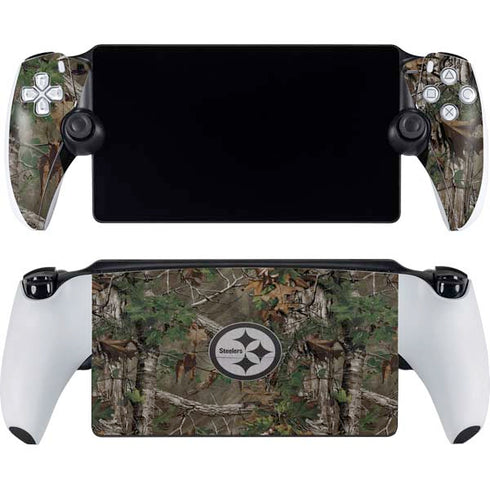 NFL Pittsburgh Steelers Realtree Xtra Green Camo PlayStation PS5 Skins