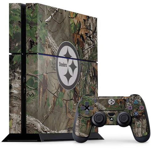 NFL Pittsburgh Steelers Realtree Xtra Green Camo PlayStation PS4 Skins