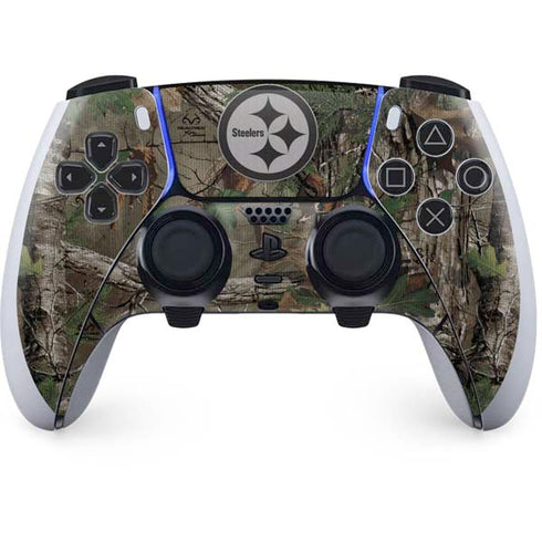 NFL Pittsburgh Steelers Realtree Xtra Green Camo PlayStation PS5 Skins