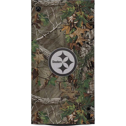 NFL Pittsburgh Steelers Realtree Xtra Green Camo XBox Series X Digital Edition Console Skin