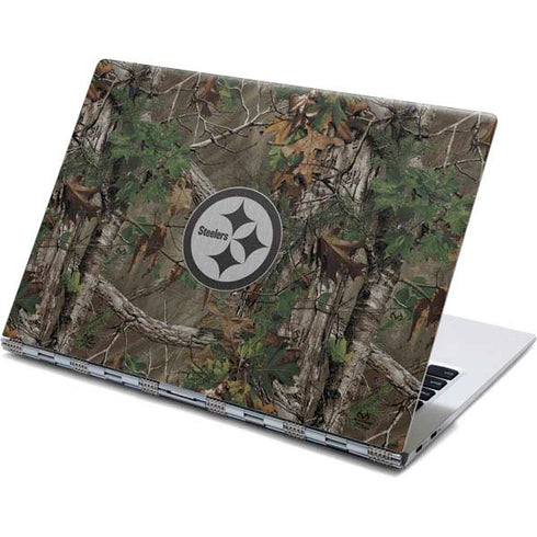 NFL Pittsburgh Steelers Realtree Xtra Green Camo Yoga 910 2-in-1 14in Touch-Screen Skin