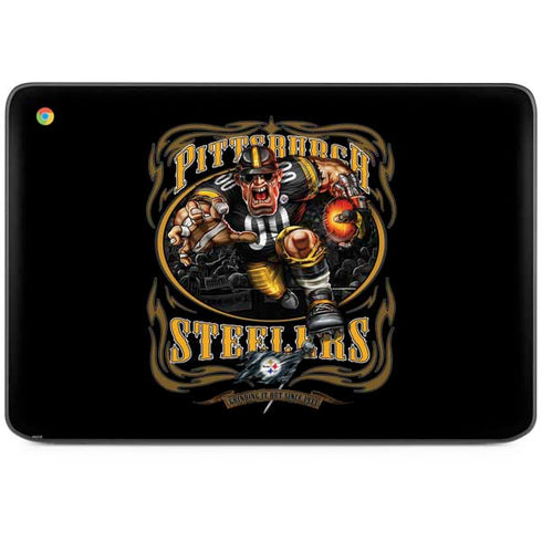 Liquid Blue NFL Pittsburgh Steelers Running Back HP Chromebook Skin
