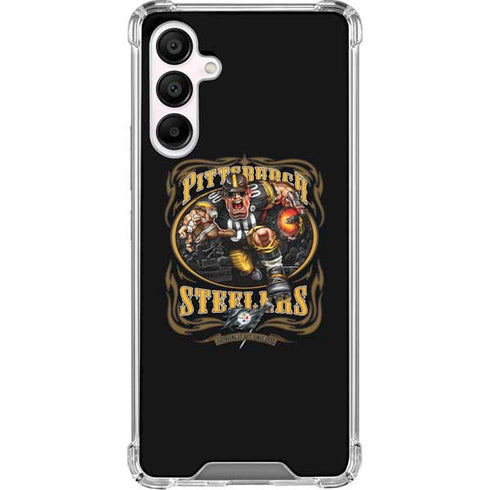 Liquid Blue NFL Pittsburgh Steelers Running Back Galaxy A16 5G Clear Case