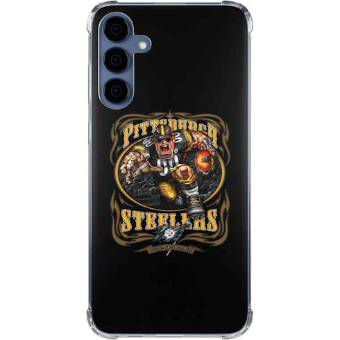 Liquid Blue NFL Pittsburgh Steelers Running Back Galaxy A35 5G Clear Case
