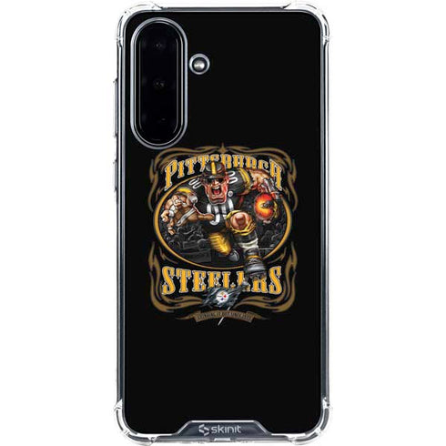 Liquid Blue NFL Pittsburgh Steelers Running Back Galaxy A36 5G Clear Case