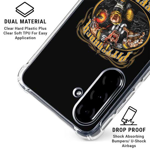 Liquid Blue NFL Pittsburgh Steelers Running Back Galaxy A36 5G Clear Case