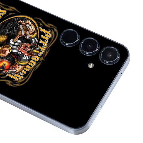 Liquid Blue NFL Pittsburgh Steelers Running Back Galaxy A55 5G Skin