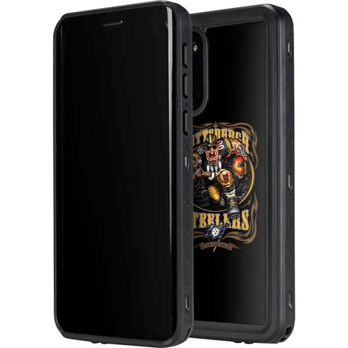 Liquid Blue NFL Pittsburgh Steelers Running Back Galaxy S20 Plus Waterproof Case