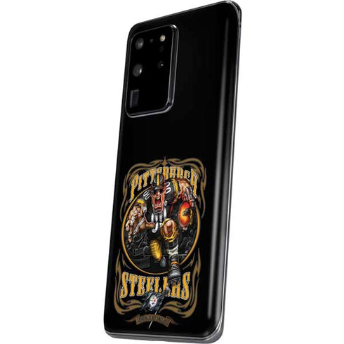 Liquid Blue NFL Pittsburgh Steelers Running Back Galaxy S20 Ultra 5G Skin