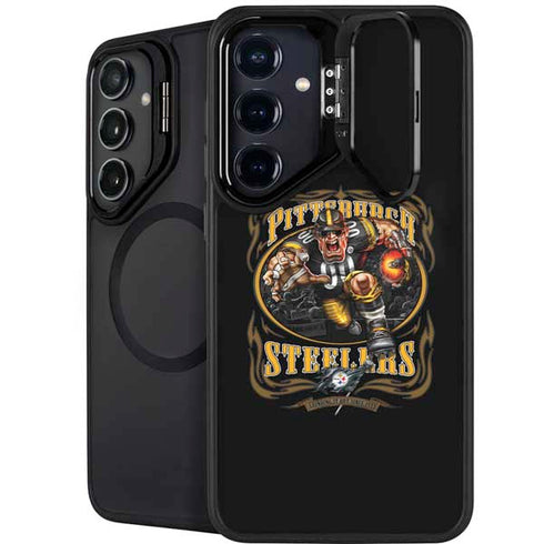 Liquid Blue NFL Pittsburgh Steelers Running Back Galaxy S25 Plus Kickstand Case