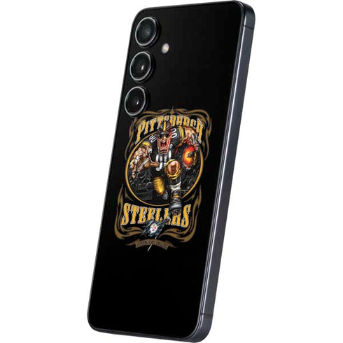 Liquid Blue NFL Pittsburgh Steelers Running Back Galaxy S24 Plus Skin