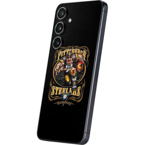 Liquid Blue NFL Pittsburgh Steelers Running Back Galaxy S25 Skin