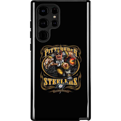 Liquid Blue NFL Pittsburgh Steelers Running Back Galaxy S25 Ultra Impact Case