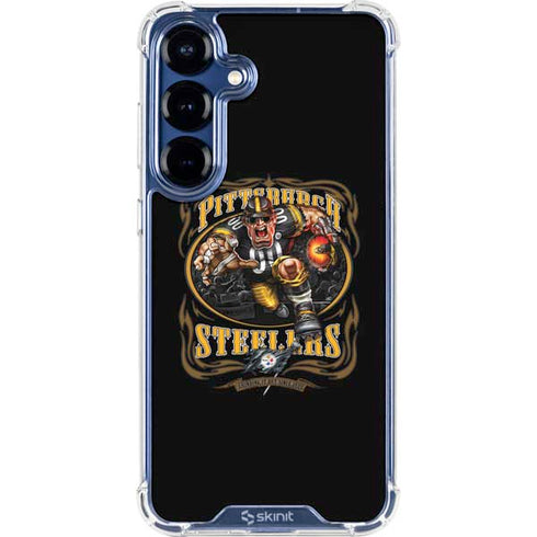 Liquid Blue NFL Pittsburgh Steelers Running Back Galaxy S25 Plus Clear Case