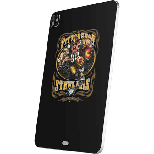 Liquid Blue NFL Pittsburgh Steelers Running Back iPad Pro 13in M4 (2024) Skin