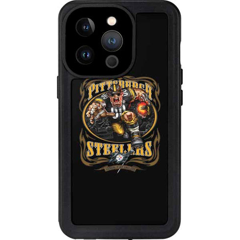 Liquid Blue NFL Pittsburgh Steelers Running Back iPhone 15 Pro Waterproof Case