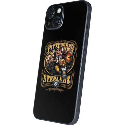 Liquid Blue NFL Pittsburgh Steelers Running Back iPhone 15 Skin