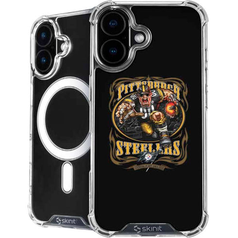 Liquid Blue NFL Pittsburgh Steelers Running Back iPhone 16 MagSafe Case