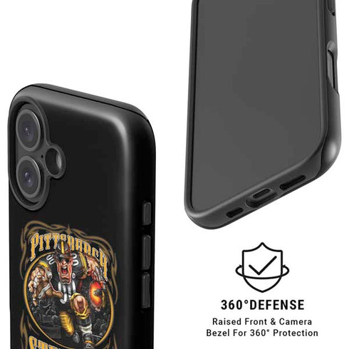Liquid Blue NFL Pittsburgh Steelers Running Back iPhone 16 Plus Magsafe Impact Case