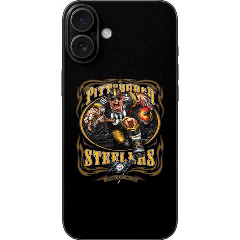 Liquid Blue NFL Pittsburgh Steelers Running Back iPhone 16 Plus Skin