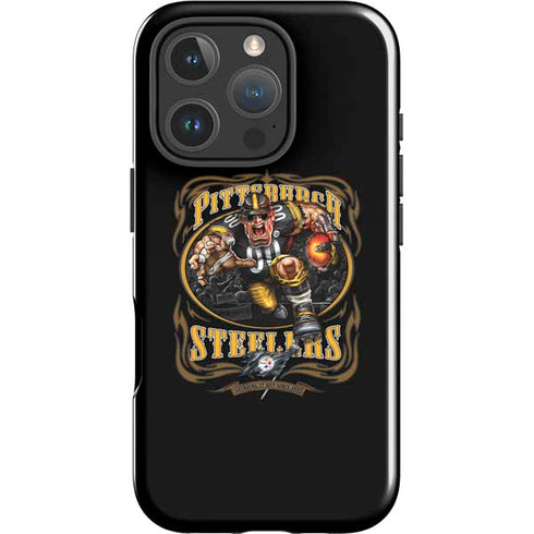 Liquid Blue NFL Pittsburgh Steelers Running Back iPhone 16 Pro Impact Case