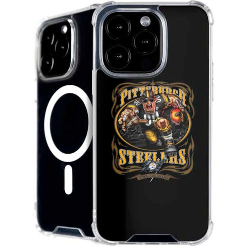 Liquid Blue NFL Pittsburgh Steelers Running Back iPhone 16 Pro MagSafe Case