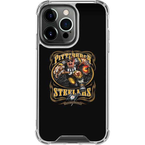 Liquid Blue NFL Pittsburgh Steelers Running Back iPhone 16 Pro Max Clear Case