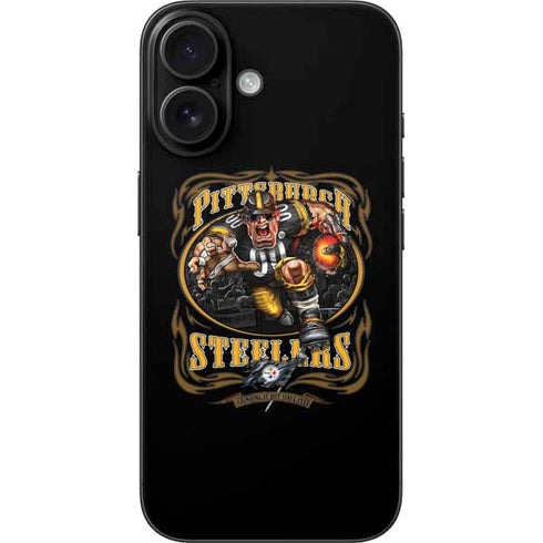 Liquid Blue NFL Pittsburgh Steelers Running Back iPhone 16 Skin