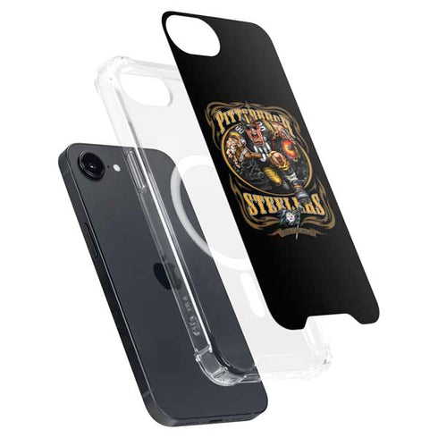 Liquid Blue NFL Pittsburgh Steelers Running Back iPhone 16e MagSafe Case