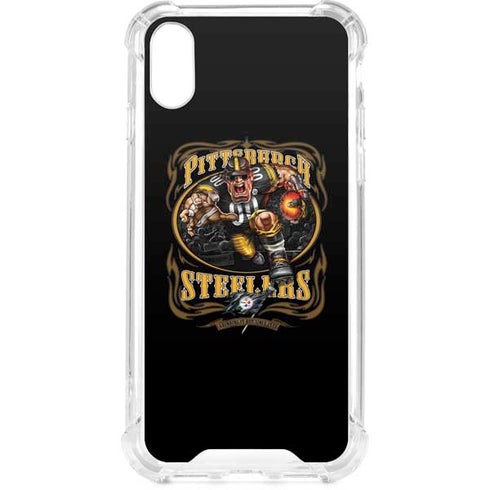 Liquid Blue NFL Pittsburgh Steelers Running Back iPhone XS Clear Case