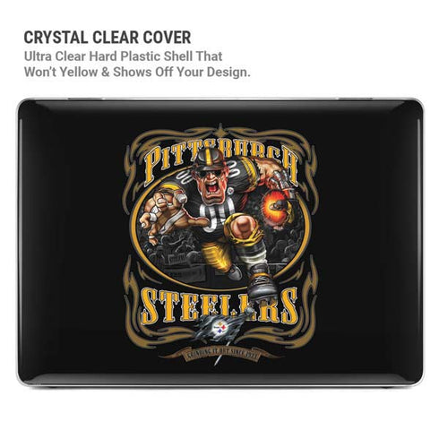 Liquid Blue NFL Pittsburgh Steelers Running Back MacBook Pro 14in (2021-24) Case plus Skin