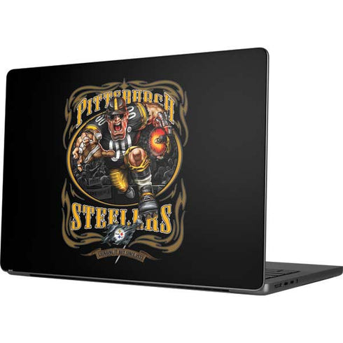 Liquid Blue NFL Pittsburgh Steelers Running Back Apple MacBook Pro 14-inch Skin