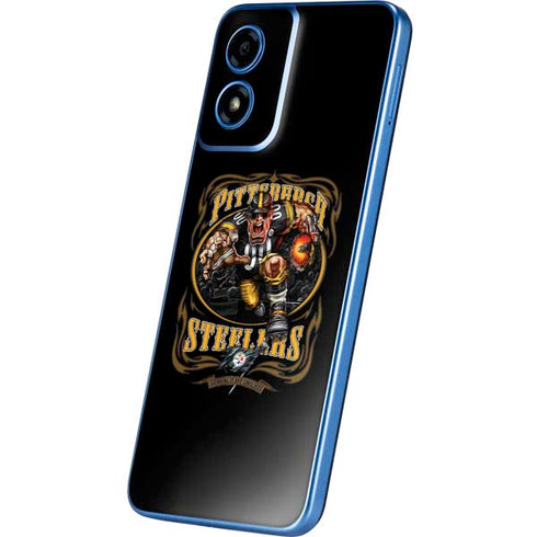 Liquid Blue NFL Pittsburgh Steelers Running Back Moto G Play 4G (2024) Skin