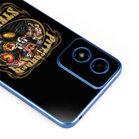 Liquid Blue NFL Pittsburgh Steelers Running Back Moto G Play 4G (2024) Skin
