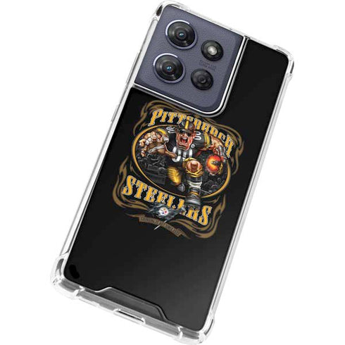 Liquid Blue NFL Pittsburgh Steelers Running Back Moto G Power 5G (2025) Clear Case