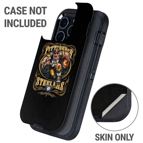Liquid Blue NFL Pittsburgh Steelers Running Back Otterbox Defender iPhone Skin