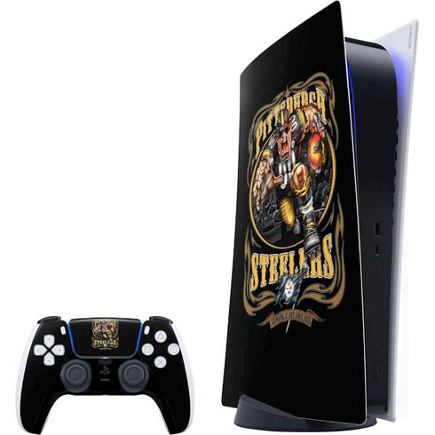 Liquid Blue NFL Pittsburgh Steelers Running Back PlayStation PS5 Skins