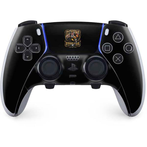 Liquid Blue NFL Pittsburgh Steelers Running Back PS5 DualSense Edge Pro Controller Skin