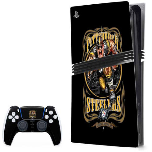 Liquid Blue NFL Pittsburgh Steelers Running Back PlayStation PS5 Skins